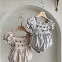 [予約] Cherry embroidery suit/ Monbebe