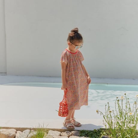 [予約] Rosie pleated dress / OREN by Hibyebebe