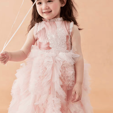 [予約] Pink Fluffy Tulle Dress