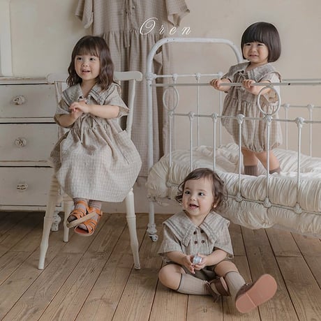 [予約] Mare Sailor Dress (Kids) / OREN by Hibyebebe