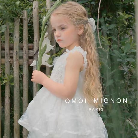 [予約]  White Garden Tulle Dress / omoi mignon