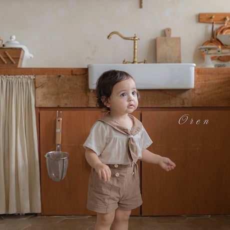 [予約] Pure Tie ST Set-up (bebe) / OREN by Hibyebebe