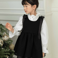 [即納]  Joli ribbon dress _ Black/moitoinous  ( 100_size のみ）