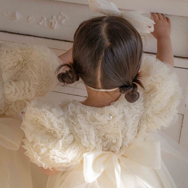 予約] Blooming rose pearl suit / OREN by Hibyebe