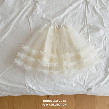 [即納] Rocha Skirt /Ninibello (Ivory XS_のみ)