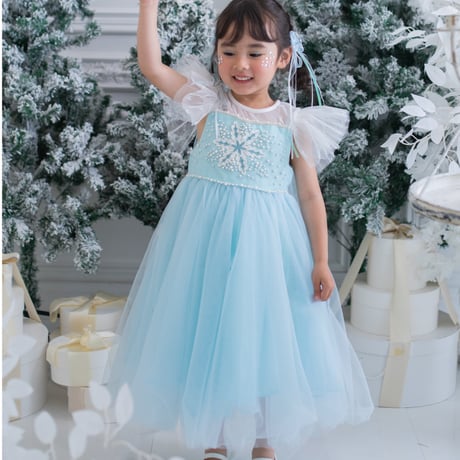 [即納] princess blue snow dress ( 2 _ size のみ)