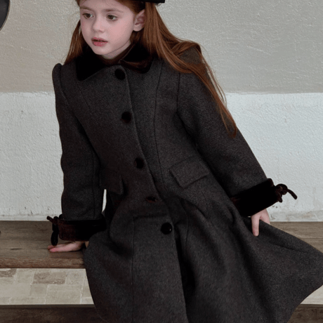 [即納] Elegant Wool Princess Coat（　110＿のみ）