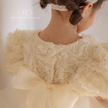 [即納] Blooming rose pearl suit / OREN by Hibyebebe