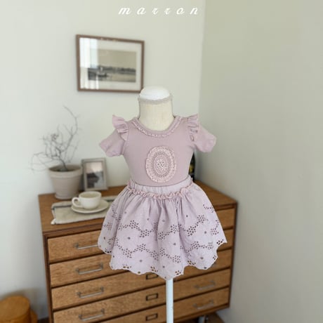 [予約] Butter T-shirt /marron