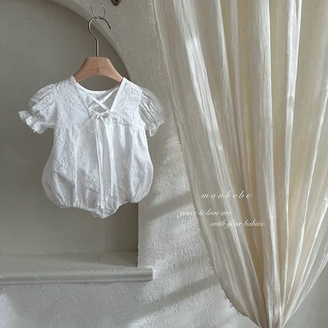 [予約] Cotton embroidered suit/ Monbebe