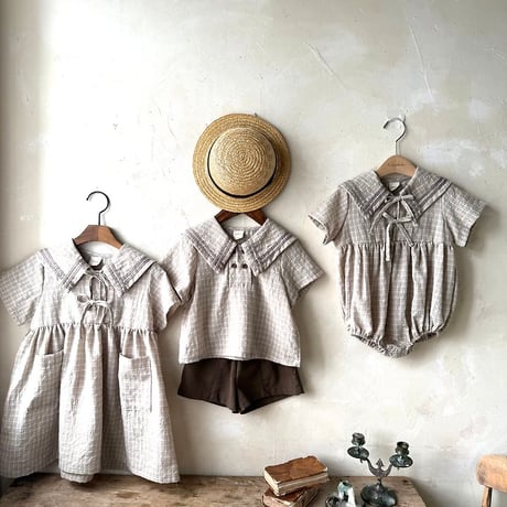 [予約] Mare Sailor Dress (Kids) / OREN by Hibyebebe