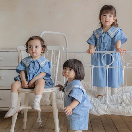 [予約] Mare Sailor Suit (Bebe) / OREN by Hibyebebe