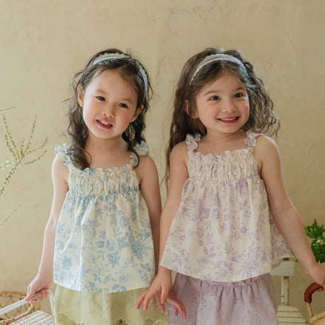 [即納] Amant blouse/ Puella FLO (blue90, 100_のみ)
