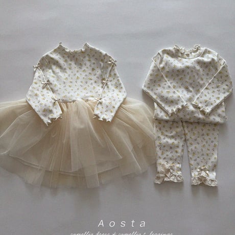 [即納]  Camellia Dress / Aosta （　Ivory XL＿のみ）
