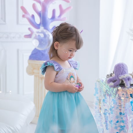 [即納] little ocean dreaming dress  (90, 100, 140 size のみ)