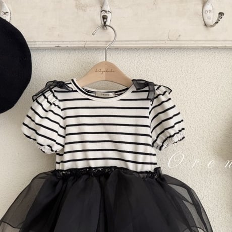 [即納] Madeleine ST set up (Stripe Sのみ) / OREN by Hibyebebe