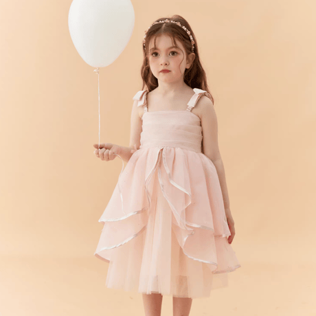 [予約] Pink Blush Tulle Dress