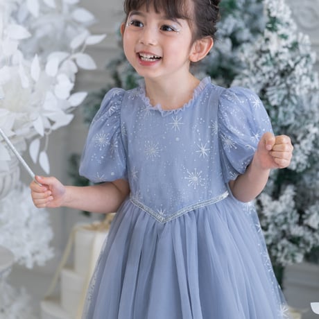 【予約】princess ice blue dress