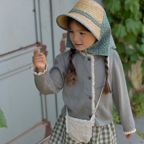 [予約] Soleil Scarf Straw Hat/ OREN by Hibyebebe