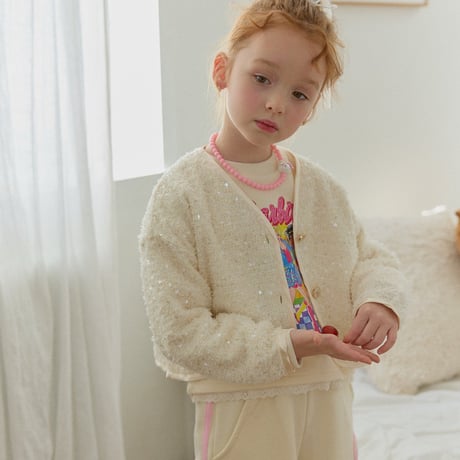 [即納] Spangle Cardigan/ berryberry （Pink 7_ size のみ）