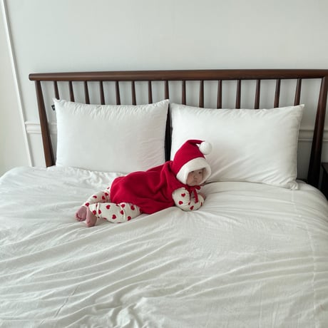 [即納]  Christmas suit + hat set (Santa) /Jea ya bebe