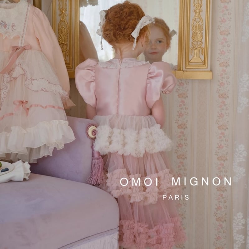 予約] rose cancan afternoon dress / omoi mignon