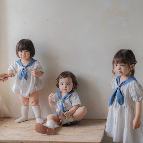 [予約] Pure Tie ST Set-up (bebe) / OREN by Hibyebebe