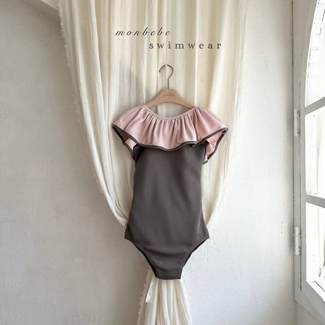 [予約] 26 Multi-balm Frill Swimsuit (adult) / Monbebe