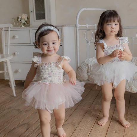 [予約] Flora Tulle Swimwear (Kids) / OREN by Hibyebebe