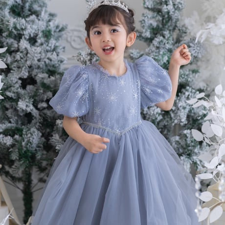【予約】princess ice blue dress