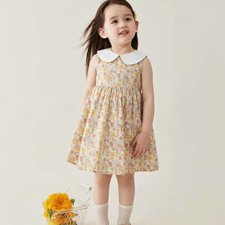 [予約] Petite Fleur Collar Dress