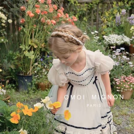 [予約]  Petite French Ribbon Dress / omoi mignon