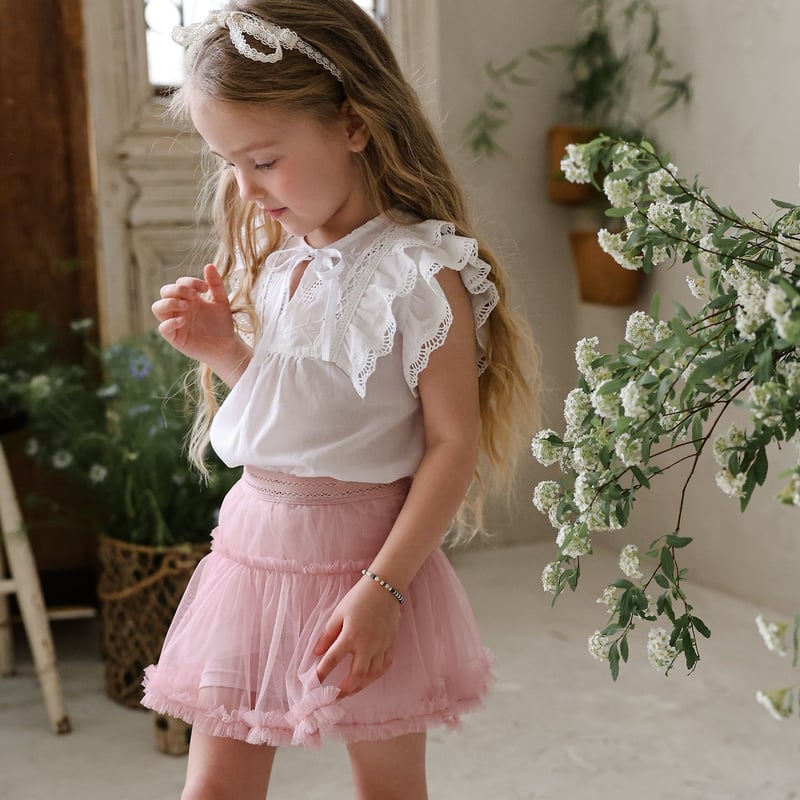 予約] Choi skirt & leggings set /Puella FLO | Mi