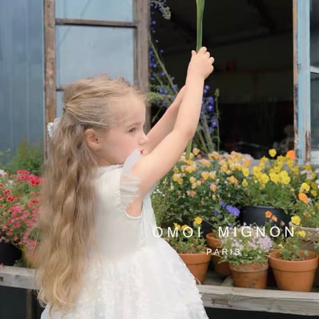 [予約]  White Garden Tulle Dress / omoi mignon