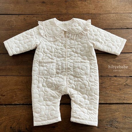 [即納]Flower quilted space suit/hi_byebebe （ M_ size のみ）