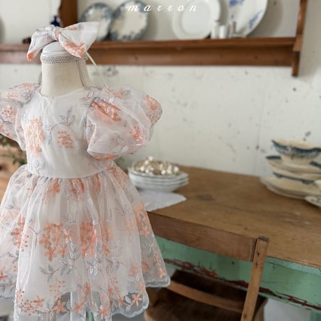 [予約] Sarah Dress / marron