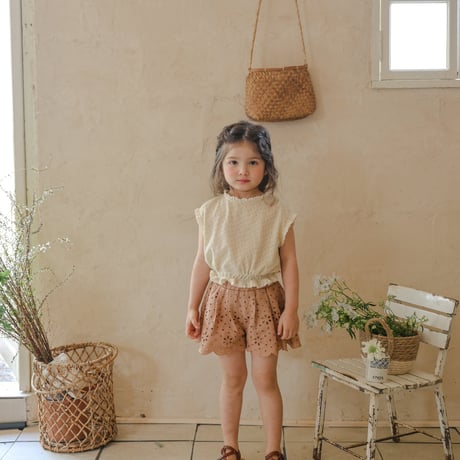 [即納] Miel pants / Puella FLO(Mocha 110、Blue 90＿のみ)