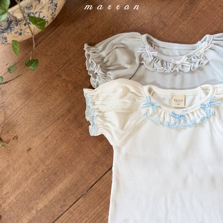 [予約] mimi t-shirt /marron