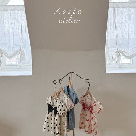 [即納] summer onepiece / Aosta(blueS,Mのみ)