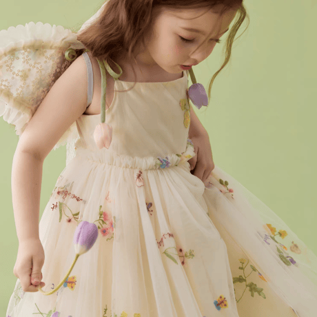 [予約] Butterfly Garden Tulle Dress