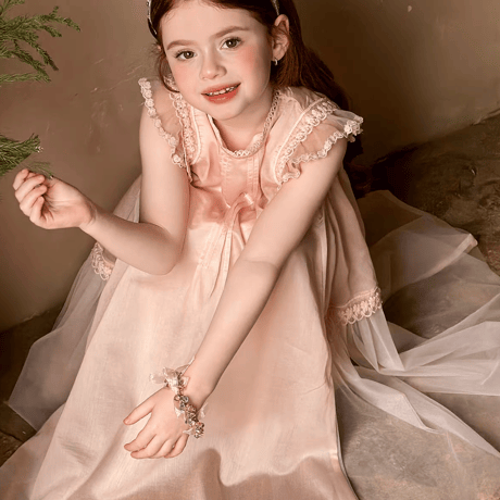 [予約] Blush Fairy Layer Dress/ Little Time