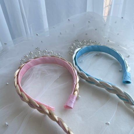 [予約] Jewelry crown long hairband