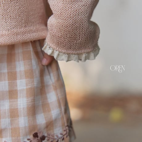 [予約] Siero corn cardigan / OREN by Hibyebebe