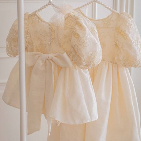 [即納] Eta Bling Dress (kids)/ OREN by Hibyebebe （XL_sizeのみ)