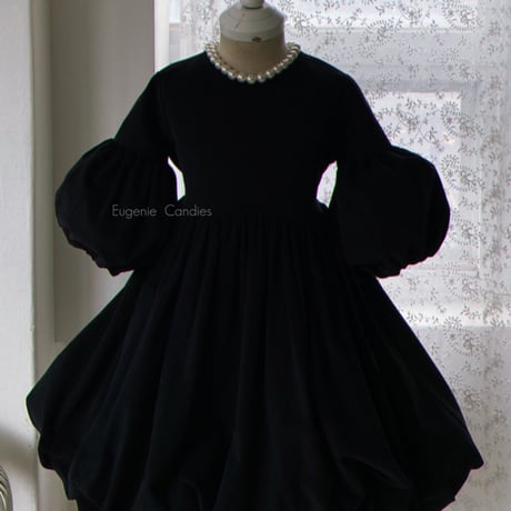 [即納] Elizabeth Christmas dress_Black / Eugenie Candys （M, L _ size のみ）