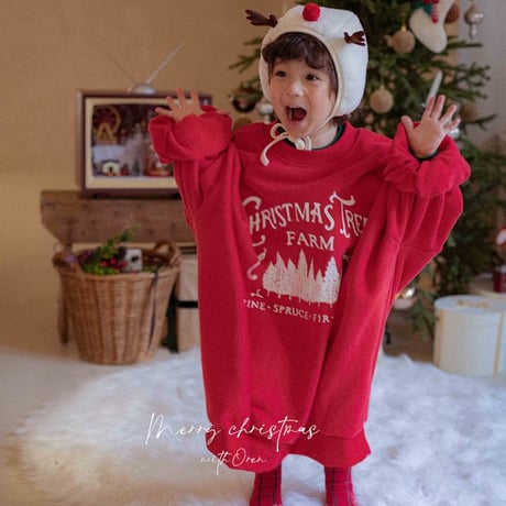 [予約] Christmas fleece MTM (Mom/Daddy) / OREN by Hibyebebe