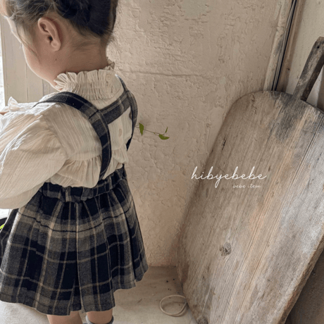 [即納] Vella smoke blouse/ Hibyebebe （pink M _ size のみ）