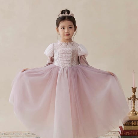 [即納] Winter Princess Velvet Tulle Dress (  140 _ size のみ   )