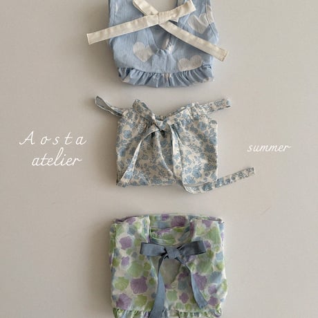 [即納] tambourine blouse / Aosta(blueS_yellowS,Mのみ)