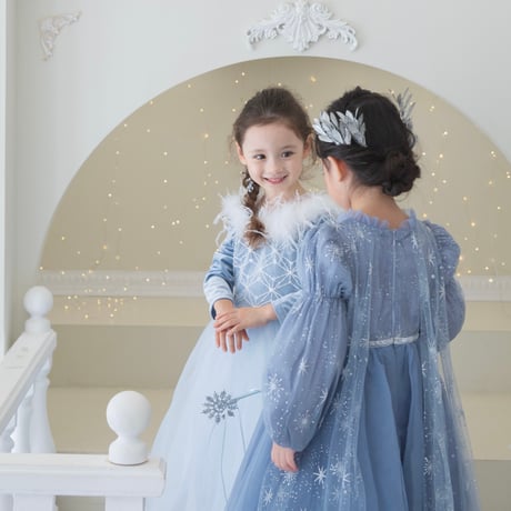 [即納]  snow queen  dress  ( 3, 5_size のみ）